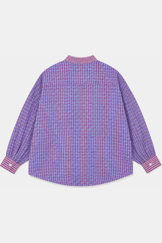 Laure+Max Hemd Benjamin Bordeaux Check