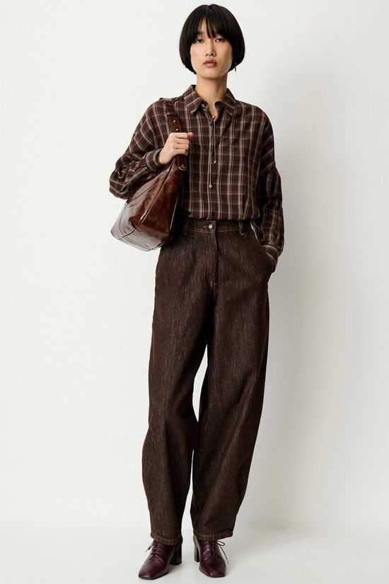 Sessùn Chemise Booklyn Moccalatte
