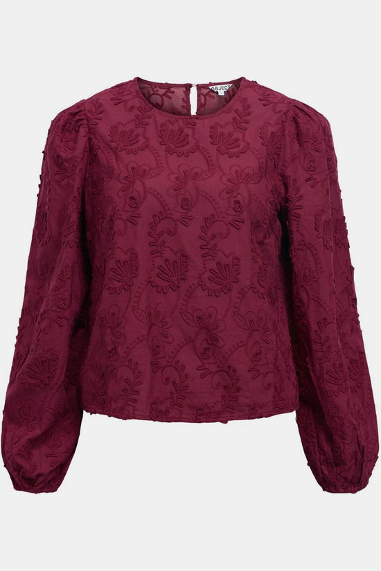 Object Blouse Mya Windsor Wine