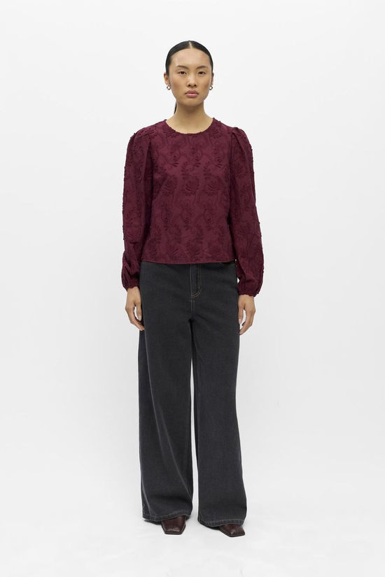 Object Blouse Mya Windsor Wine