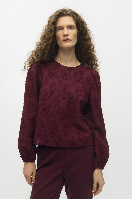 Object Blouse Mya Windsor Wine