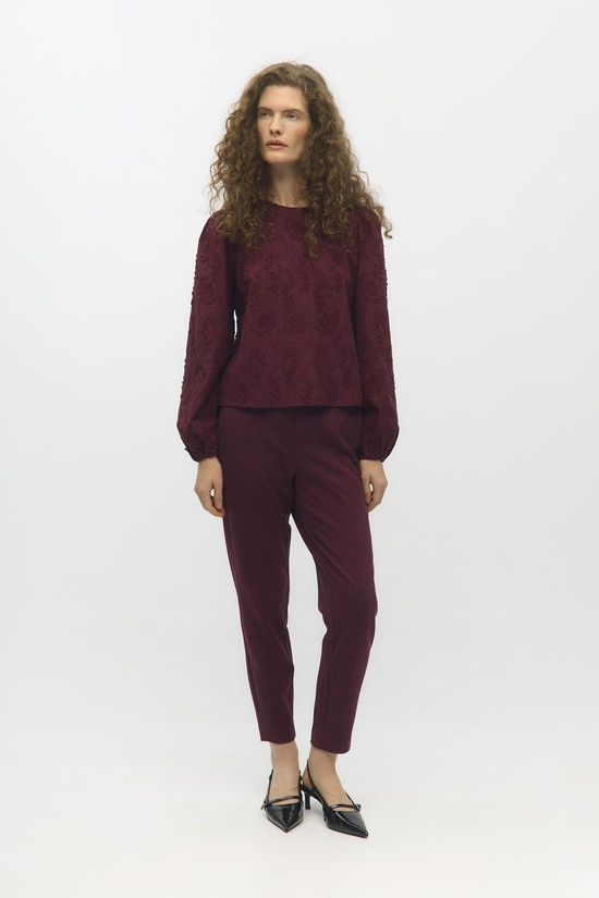 Object Blouse Mya Windsor Wine
