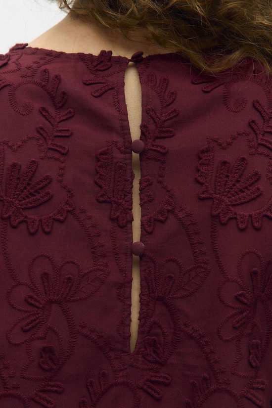 Object Blouse Mya Windsor Wine