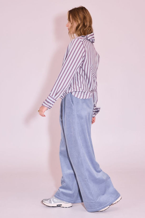 Nathalie Vleeschouwer Blouse Haya Burgundy White Blue