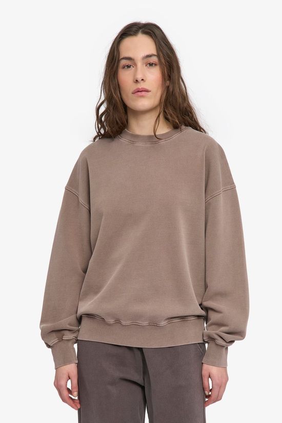 Colorful Standard Trui Organic Oversized Crew Faded Khaki