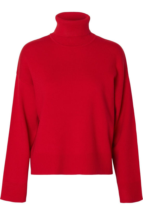 Selected Sous-Pull Kamma Roll Equestrian Red
