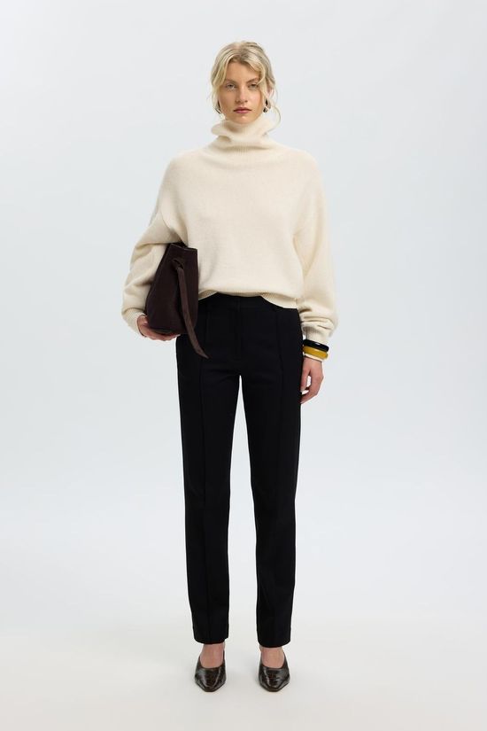 Selected Coltrui Slwellie Roll Neck Egret
