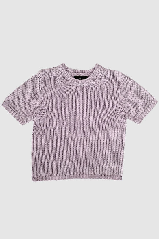 With Black Trui Elinore Knit Lavender Sky