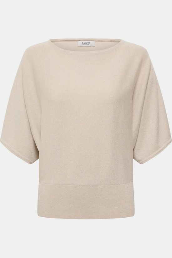 b.young Trui Mobbe Batwing Oatmeal