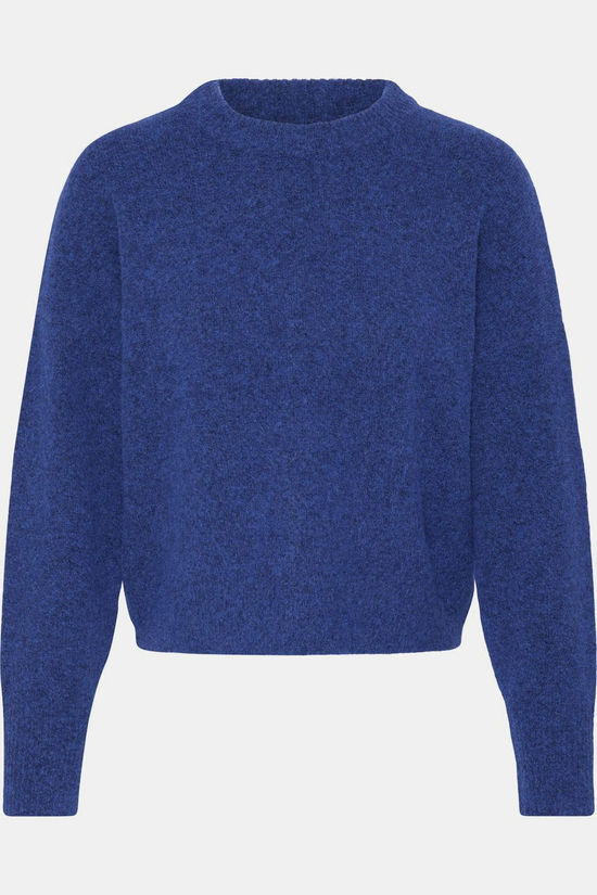 B.Young Trui Omea Crew Blue Depths Melange