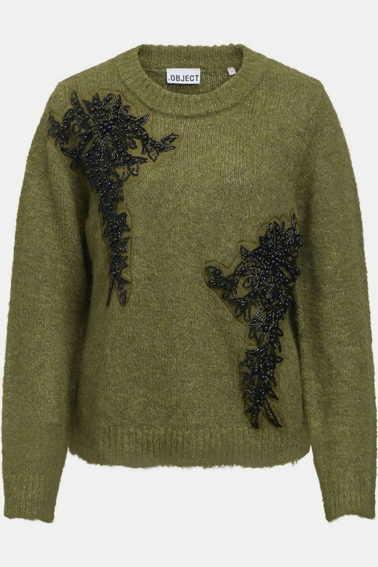 Object Trui Melea Re Pullover 148 Martini Olive