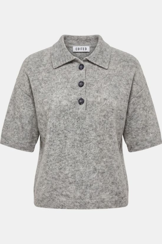 Edited Pull Callie Polo Light Grey