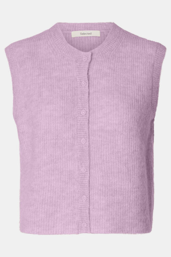 Selected Cardigan Flulu Winsome Orchid Detail:Melange
