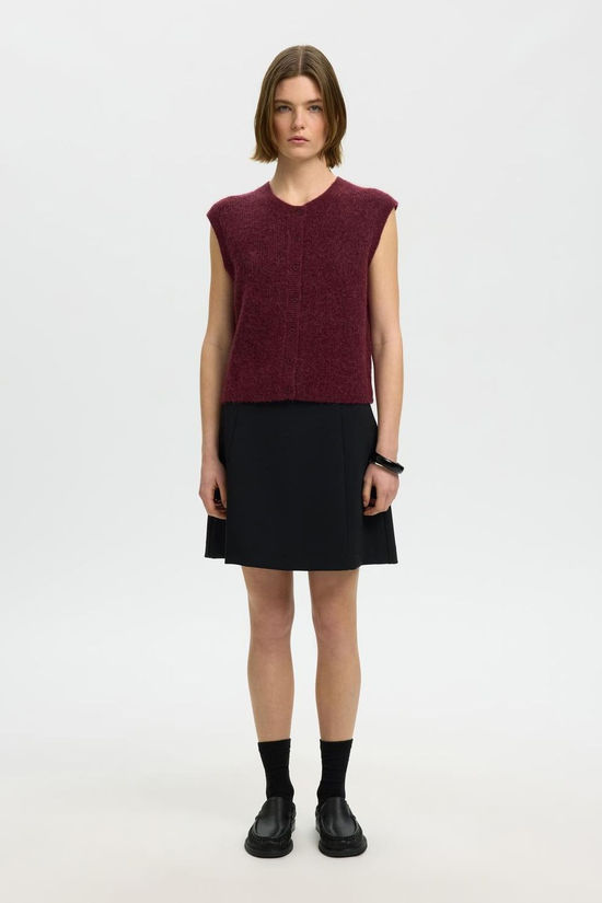 Selected Cardigan Flulu Tawny Port Detail:Melange