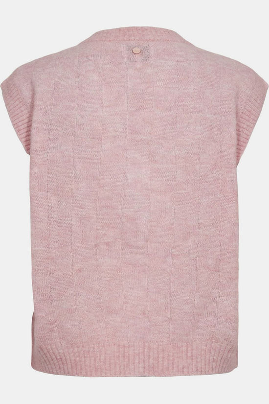Numph Cardigan Riette Check Pink Lady