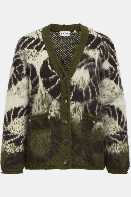 Object Cardigan Rabia Oz E Martini Olive