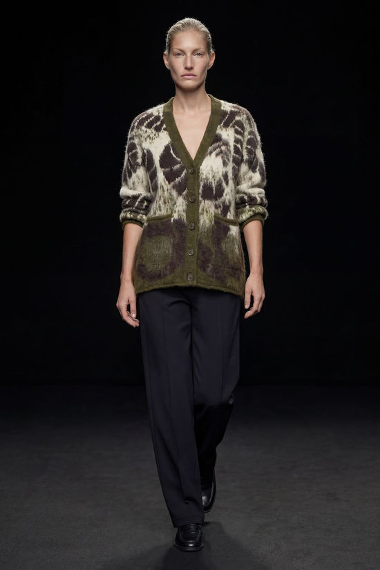 Object Cardigan Rabia Oz E Martini Olive
