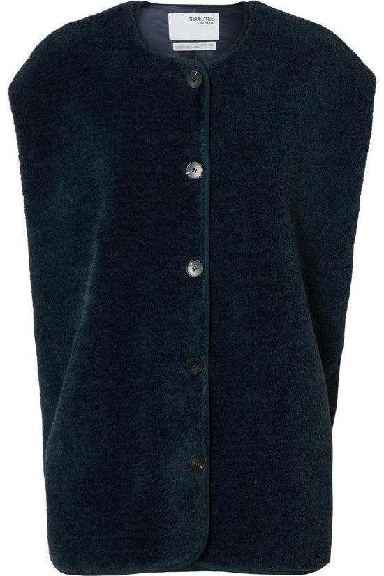 Selected Blazer Smilla Teddy Dark Sapphire