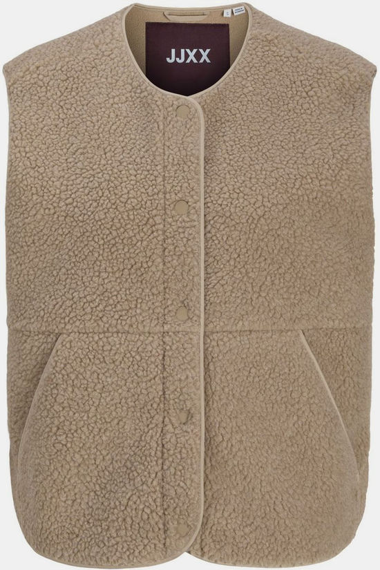 JJXX Gilet Vera Teddy Humus