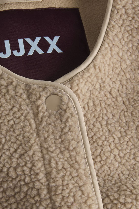JJXX Gilet Vera Teddy Humus