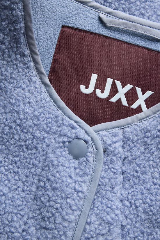 JJXX Gilet Vera Teddy Country Blue