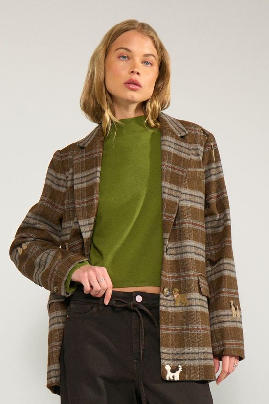 Numph Blazer Ezma Oversize Kelp