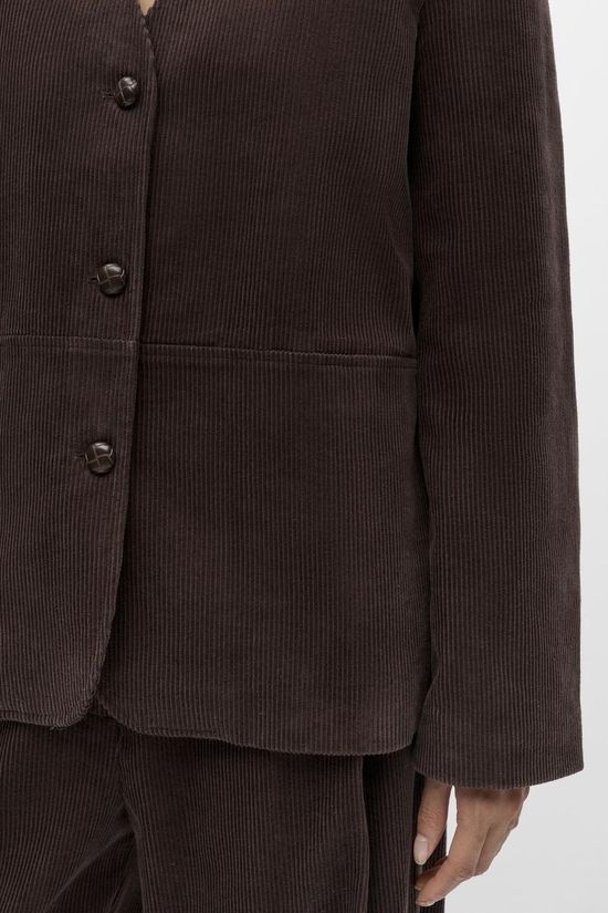 Object JUTTU x OBJECT Blazer Didde Corduroy Seal Brown