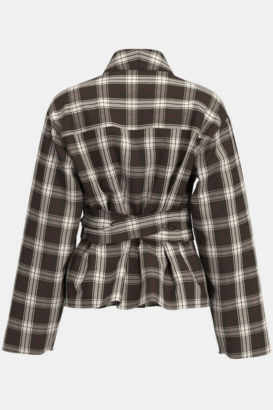 Selected Blazer Slwjaylen Mel Check Kimono Delicioso Checks