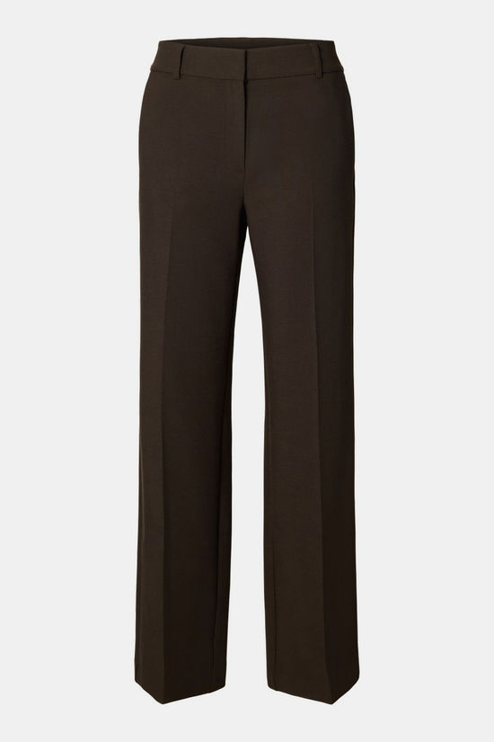 Selected Pantalon Rita Delicioso Detail:Melange