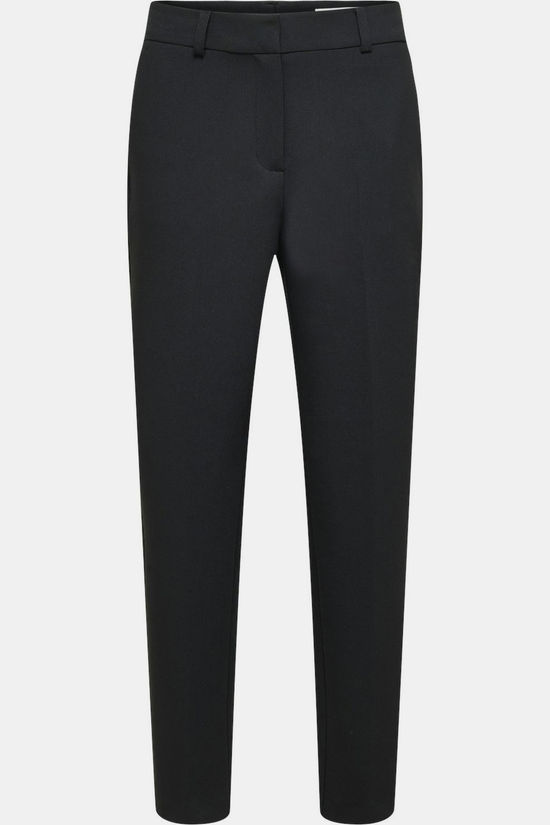 Selected Broek Rita-Ria Cropped Black Black