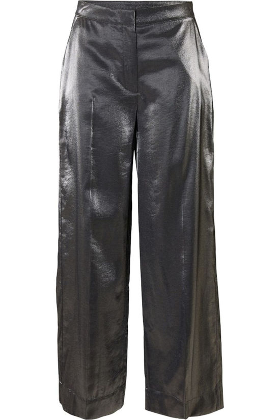 Selected Pantalon Margot Mw Wide Black
