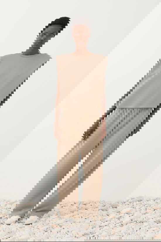 Eleh Broek Ss260185 Grigio Fango