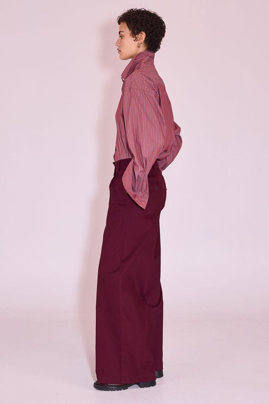 Nathalie Vleeschouwer Pantalon Zoella Merlot