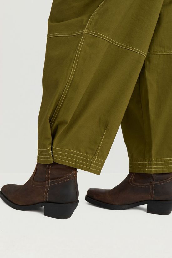 Numph Broek Katti Barrel Fir Green