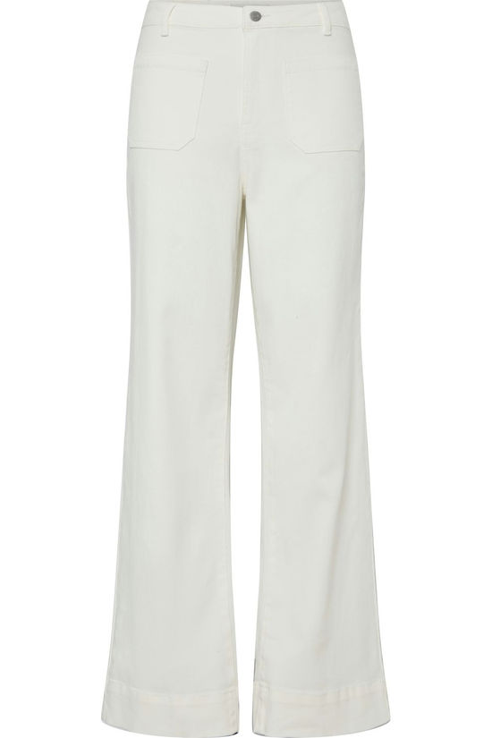 YAS Jeans Jenka Flared Solid - Ex Star White