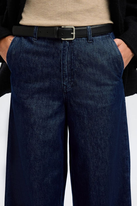 Selected Jeans Extra Wide Mella-Bora Dark Blue Denim