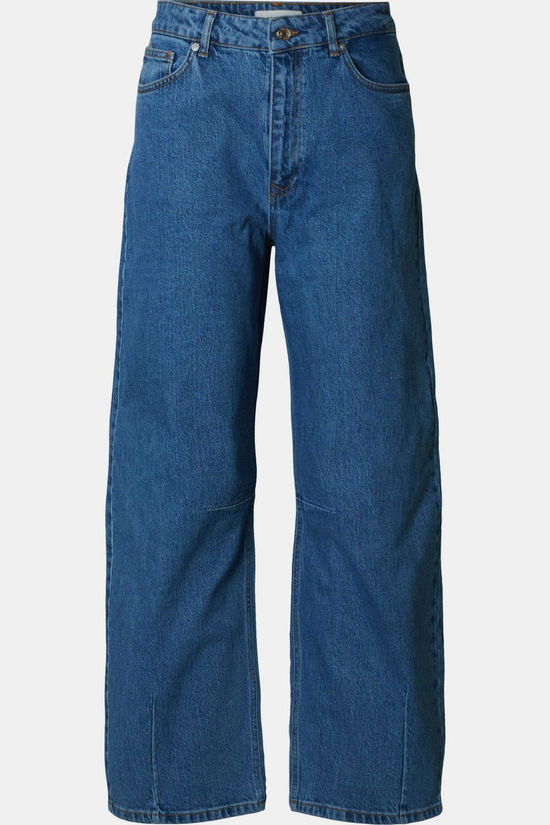 Selected Jeans Loose Barrel Ane-Kori Medium Blue Denim