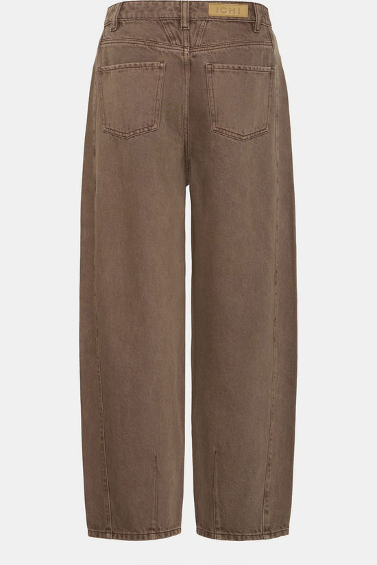 Ichi Jeans Blich Barrel Denim Brown Washed