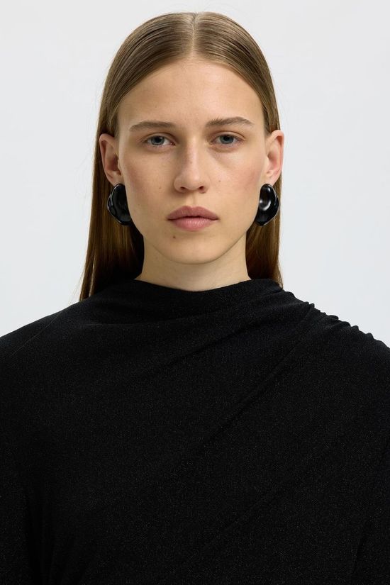 Selected Jurk Slwnori Long Black