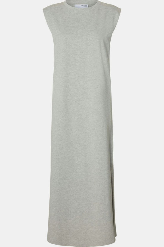 Selected Robe Halley Shoulderpad Light Grey Melange