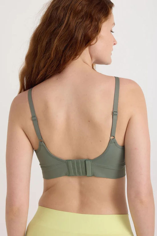 Organic Basics Ondergoed Smooth Padded Bra Seaweed
