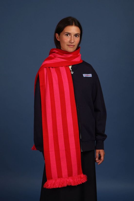 Figurati Sjaal Allegro Burgundy, Pink, Red