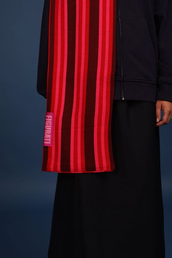 Figurati Sjaal Allegro Burgundy, Pink, Red