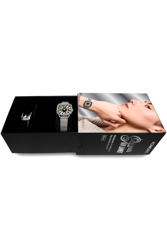 Komono Montre Kate Flower Double Silver