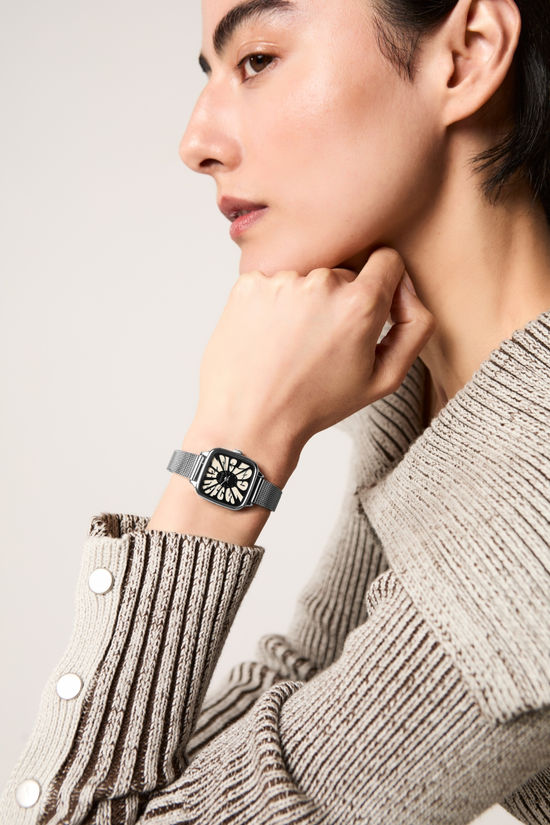 Komono Montre Kate Flower Double Silver