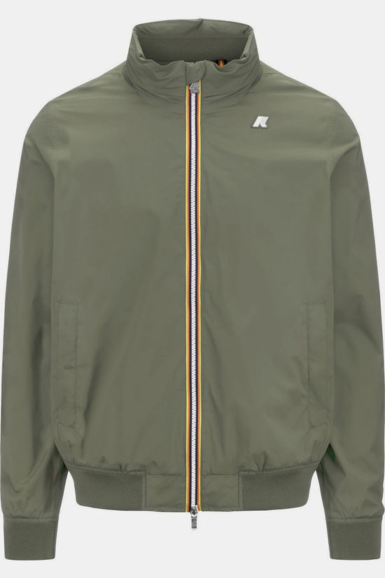 K-Way Jas Amaury Stretch Nylon Jersey Green Lichen