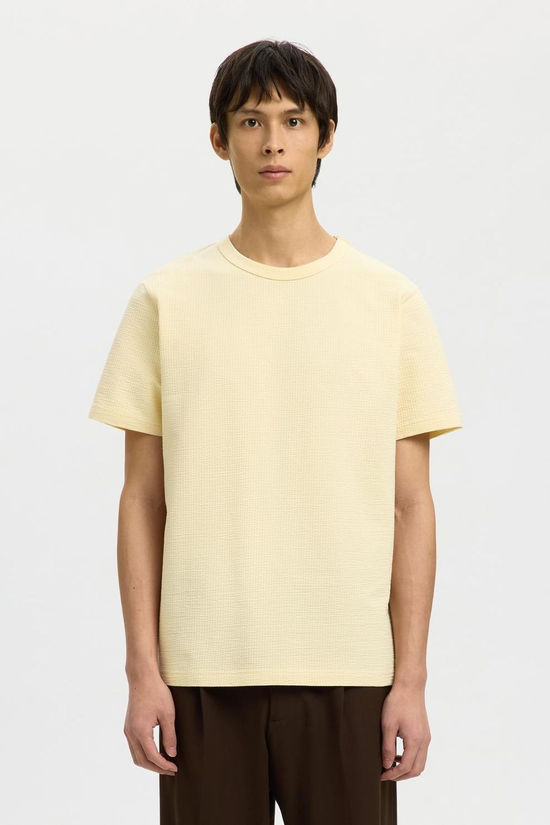 Selected T-Shirt Sander Seersucker Angora