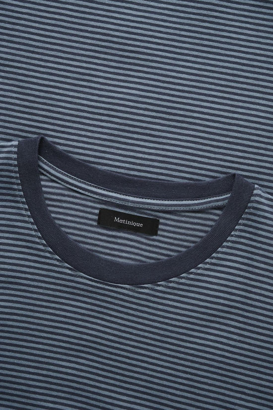 Matinique T-Shirt Jeremy Blue Mirage