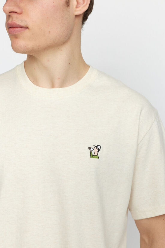 Revolution T-Shirt 1385 Zip Offwhite