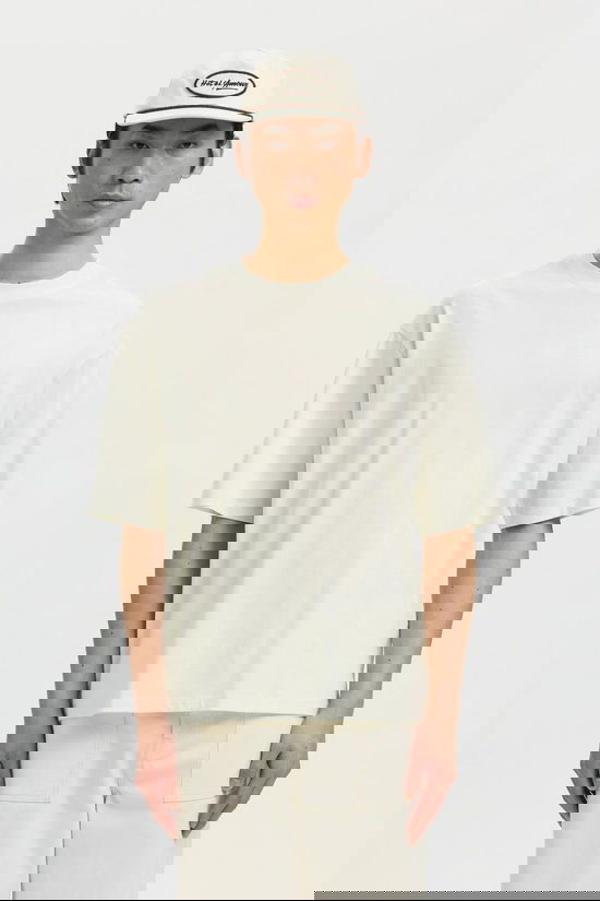 Selected T-Shirt Relaxaspen Egret